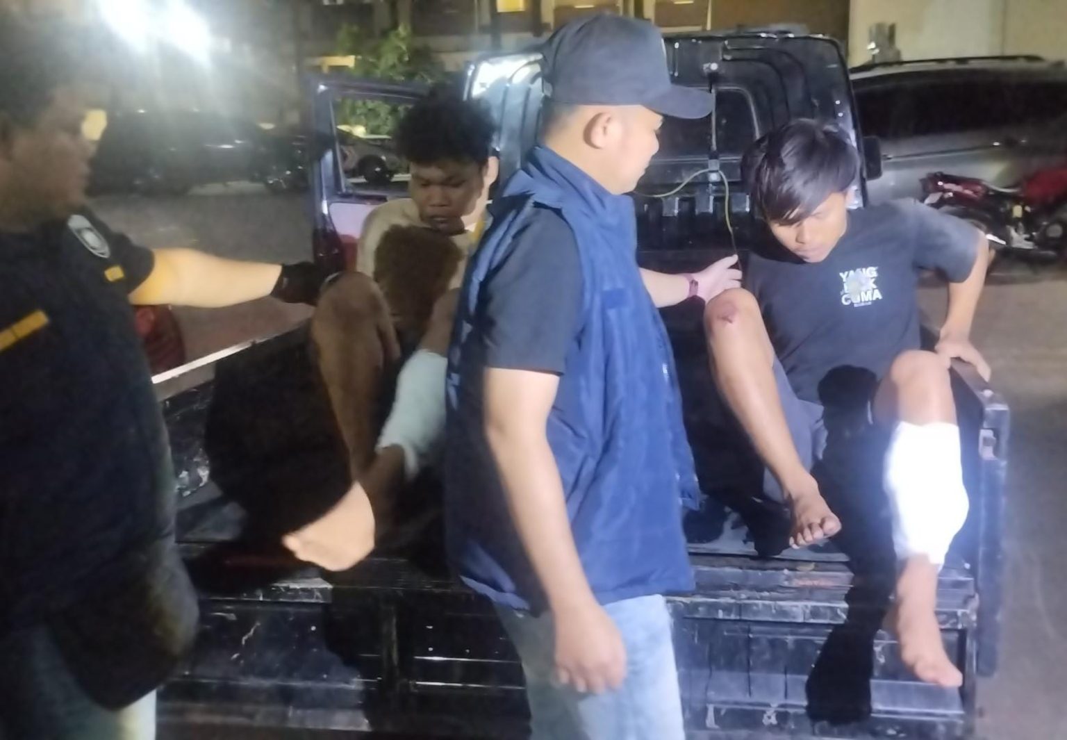 polres gowa tembak geng motor